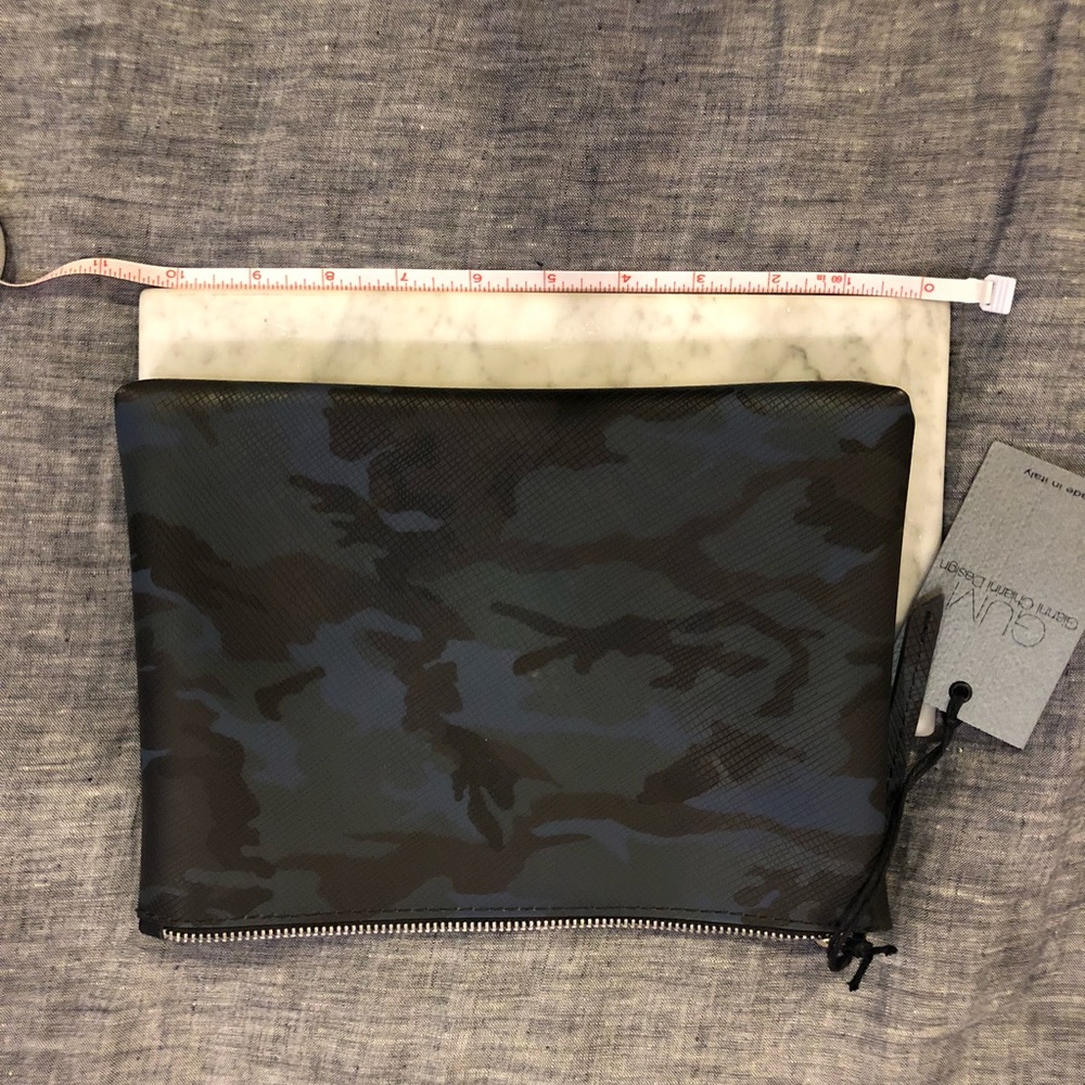 Camo wristlet/ clutch / pouch  (from italy)